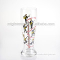 Handmade 1L Glass hand painted world cup trophy, glass mugs